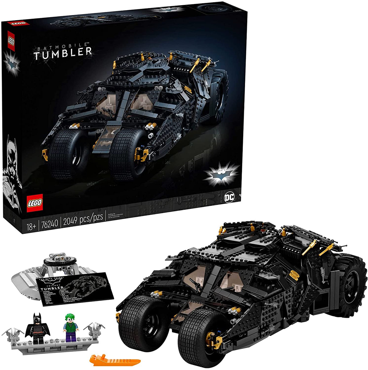 76240 Batmobile Tumbler product image 1, provided for visual reference and product detail review