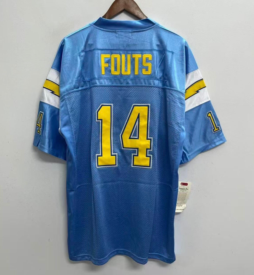 Dan Fouts 1984 San Diego Chargers Official NFL Mitchell &