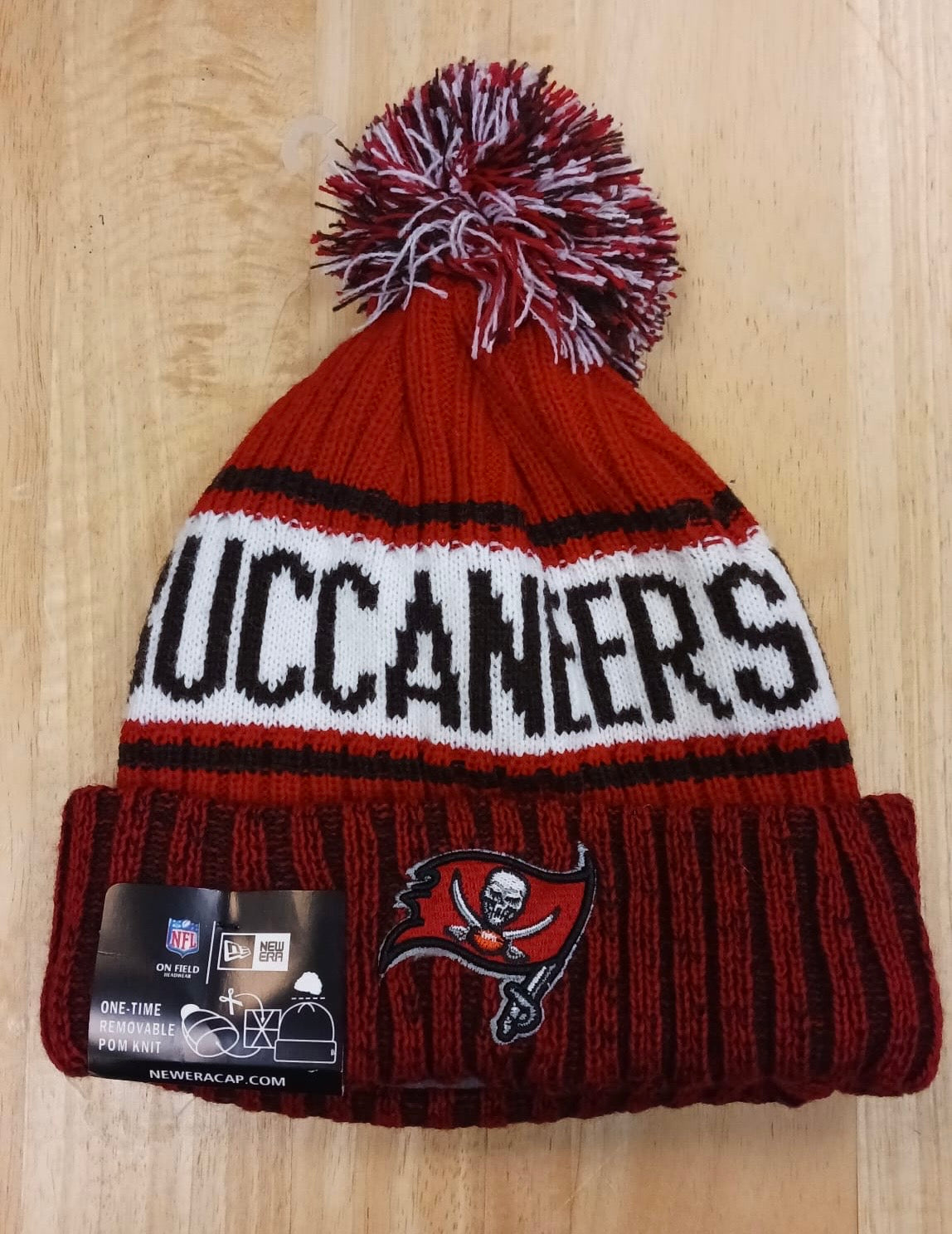 Tampa Bay Buccaneers NFL New Era winter knit Hat with Pom product image 1