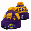Los Angeles Lakers NBA New Era winter Hat with Pom product image 1