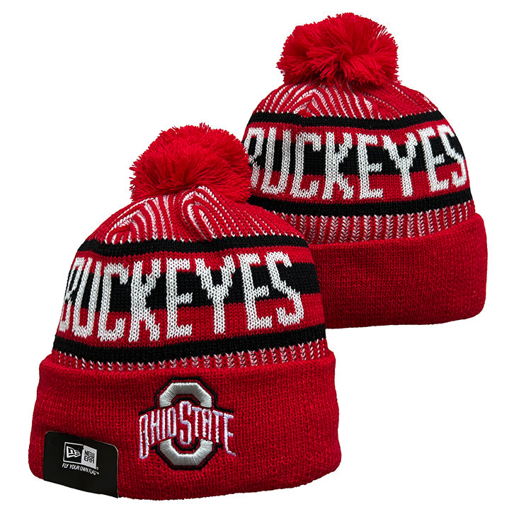 Ohio State Buckeyes NCAA New Era winter Hat with Pom product image 1