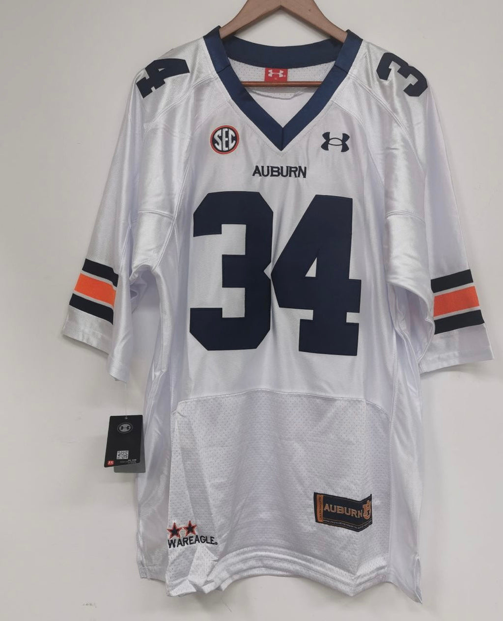 Bo Jackson Auburn Tigers Jersey White product image 4