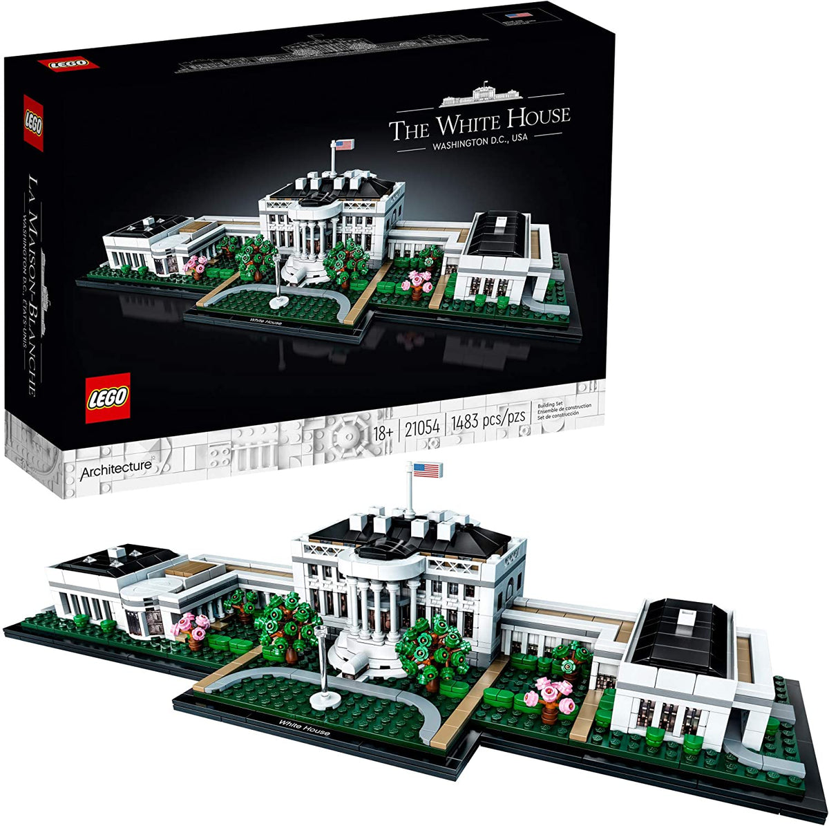 21054 The White House Architecture product image 1, provided for visual reference and product detail review