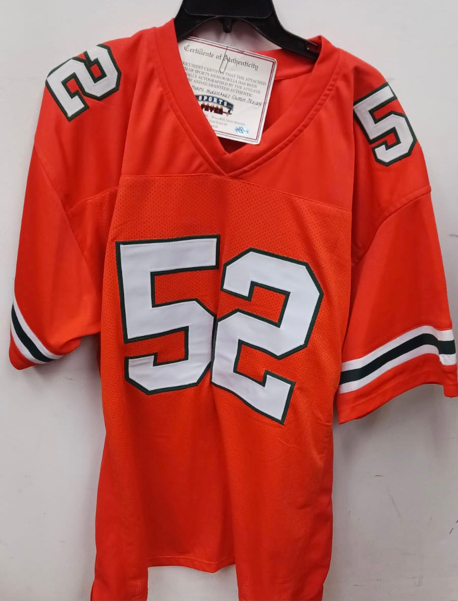 Ray Lewis Miami Hurricanes autographed jersey COA product image 2