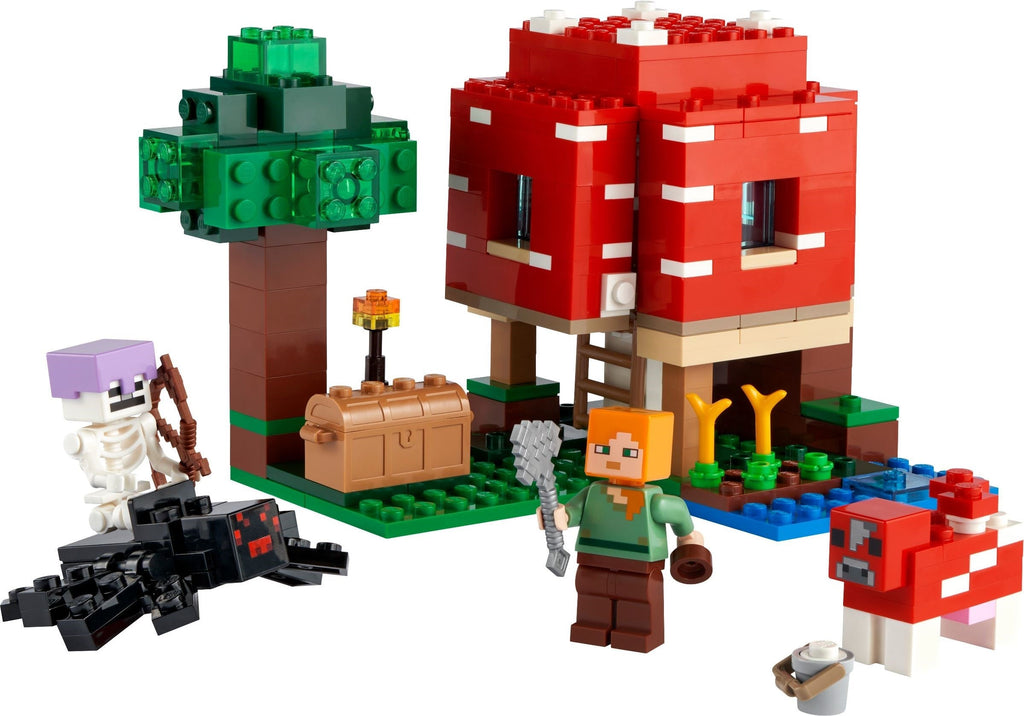 21179 The Mushroom House (Retired) (New Sealed) product image 2, provided for visual reference and product detail review