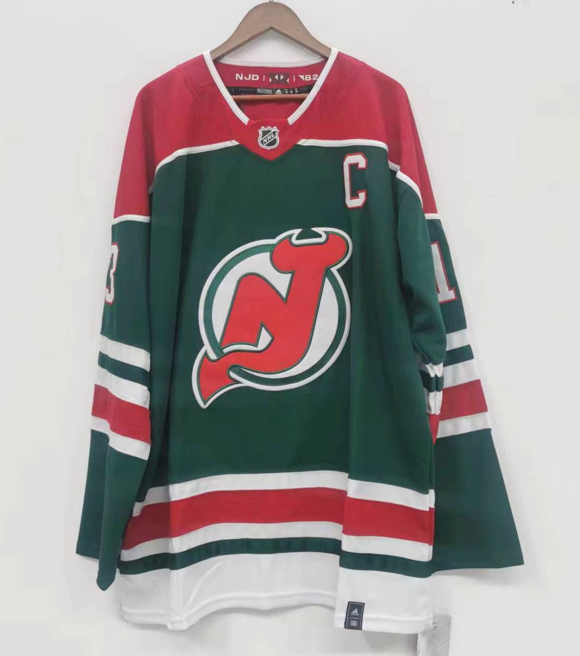 Nico Hischier New Jersey Devils Official NHL Adidas retro product image 3