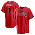 Ozzie Albies Atlanta Braves Official MLB Nike Jersey red product image 1