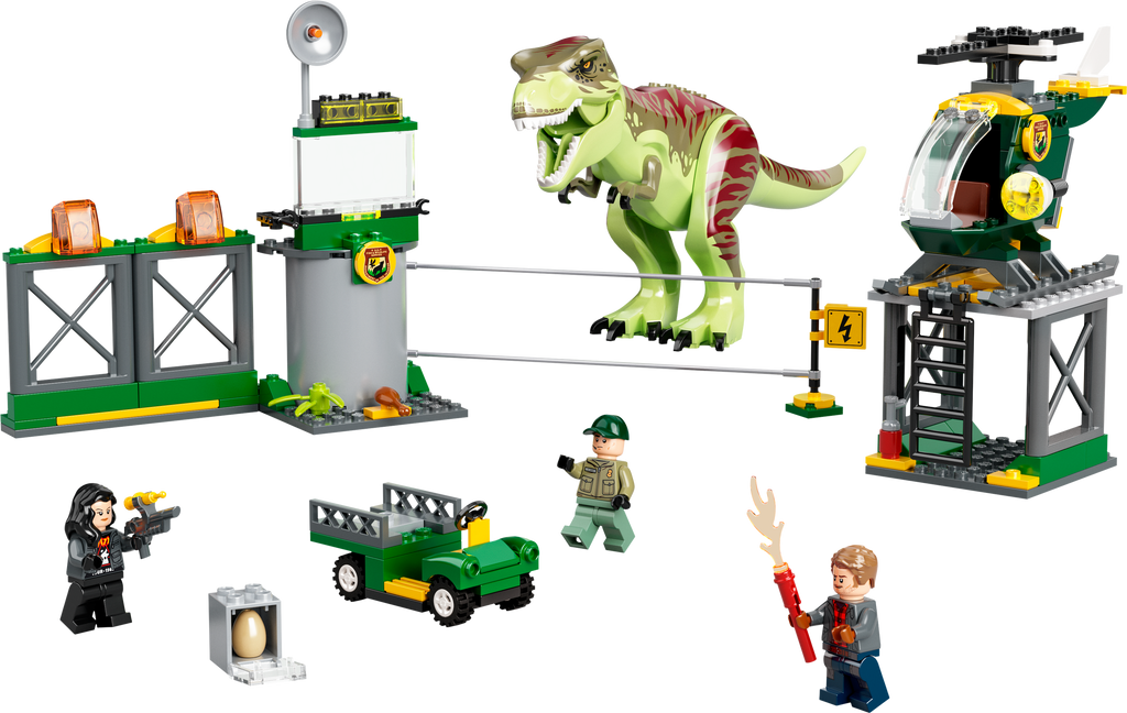 76944 T. rex Dinosaur Breakout (Retired) LEGO Jurassic World product image 3, provided for visual reference and product