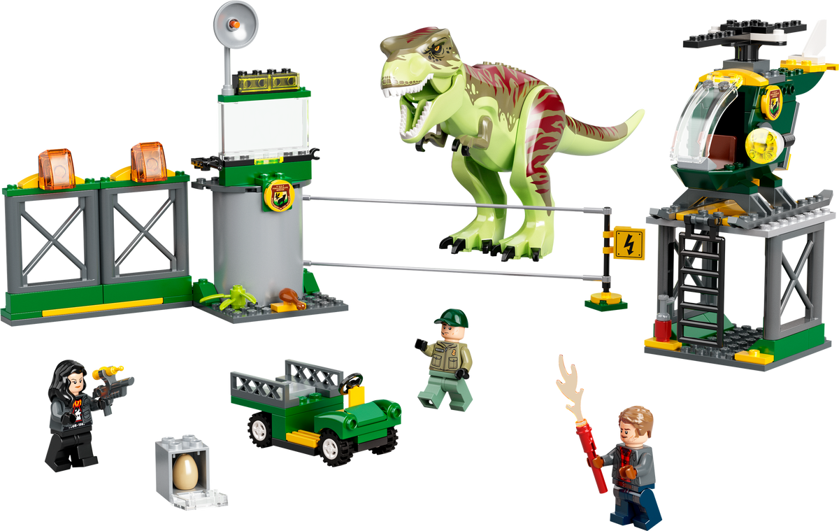 76944 T. rex Dinosaur Breakout (Retired) LEGO Jurassic World product image 3, provided for visual reference and product
