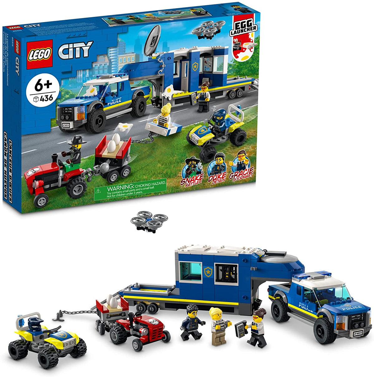 60315 Police Mobile Command Truc product image 1, provided for visual reference and product detail review