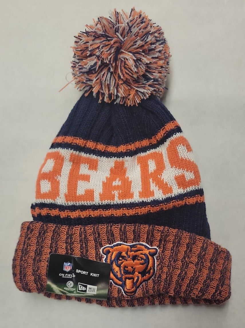 Chicago Bears NFL New Era winter Hat with Pom product image 1