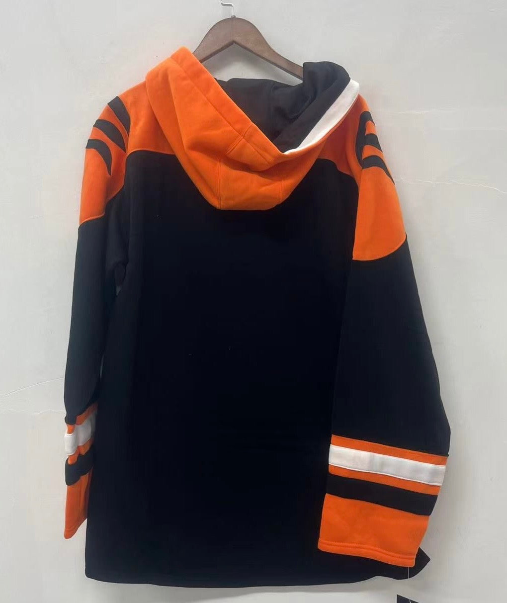 Cincinnati Bengals Official NFL Hockey style hoodie product image 2