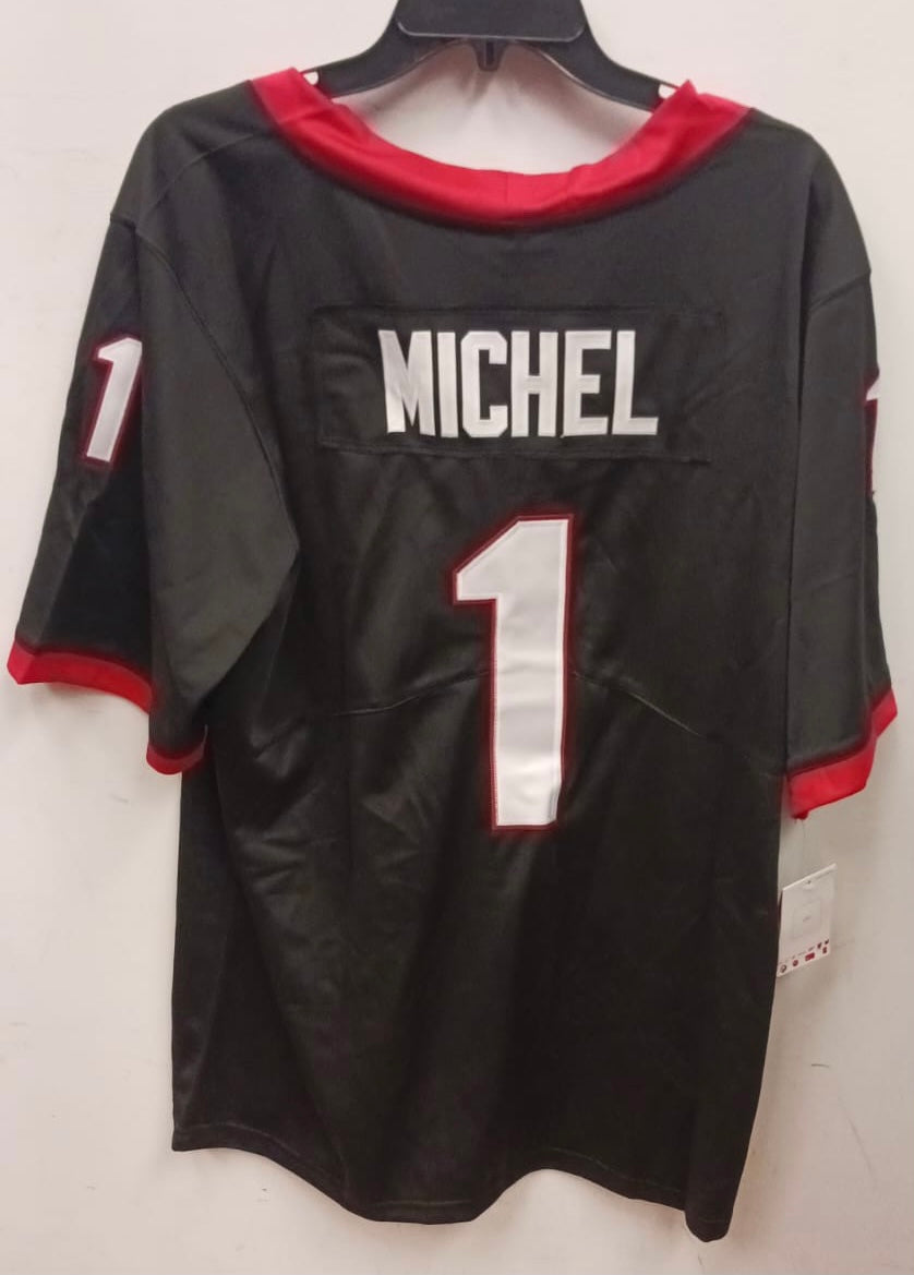 Sony Michel Georgia Bulldogs Official NCAA Nike Jersey black
