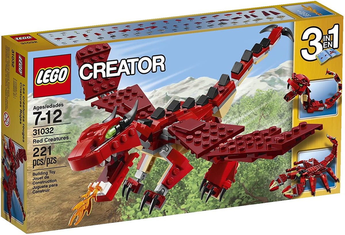 31032 Red Creatures (Retired) (New Sealed) product image 1, provided for visual reference and product detail review