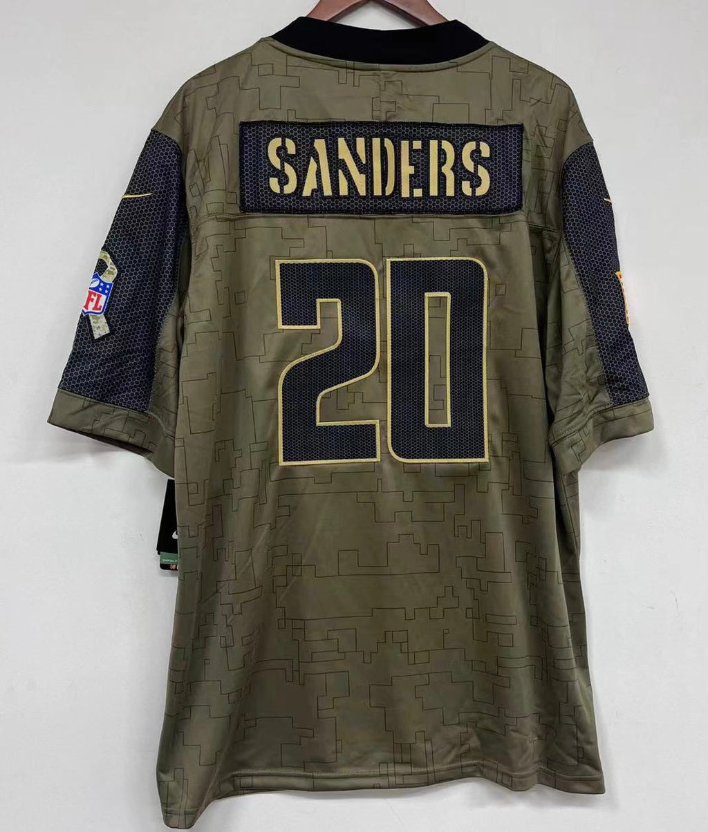 Barry Sanders Detroit Lions military salute to service product image 2