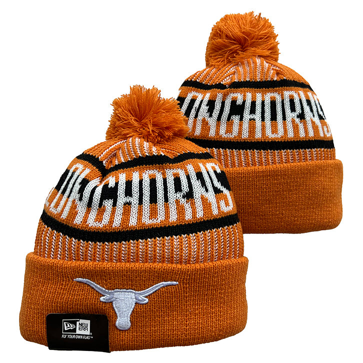 Texas Longhorns NCAA New Era winter Hat with Pom product image 1