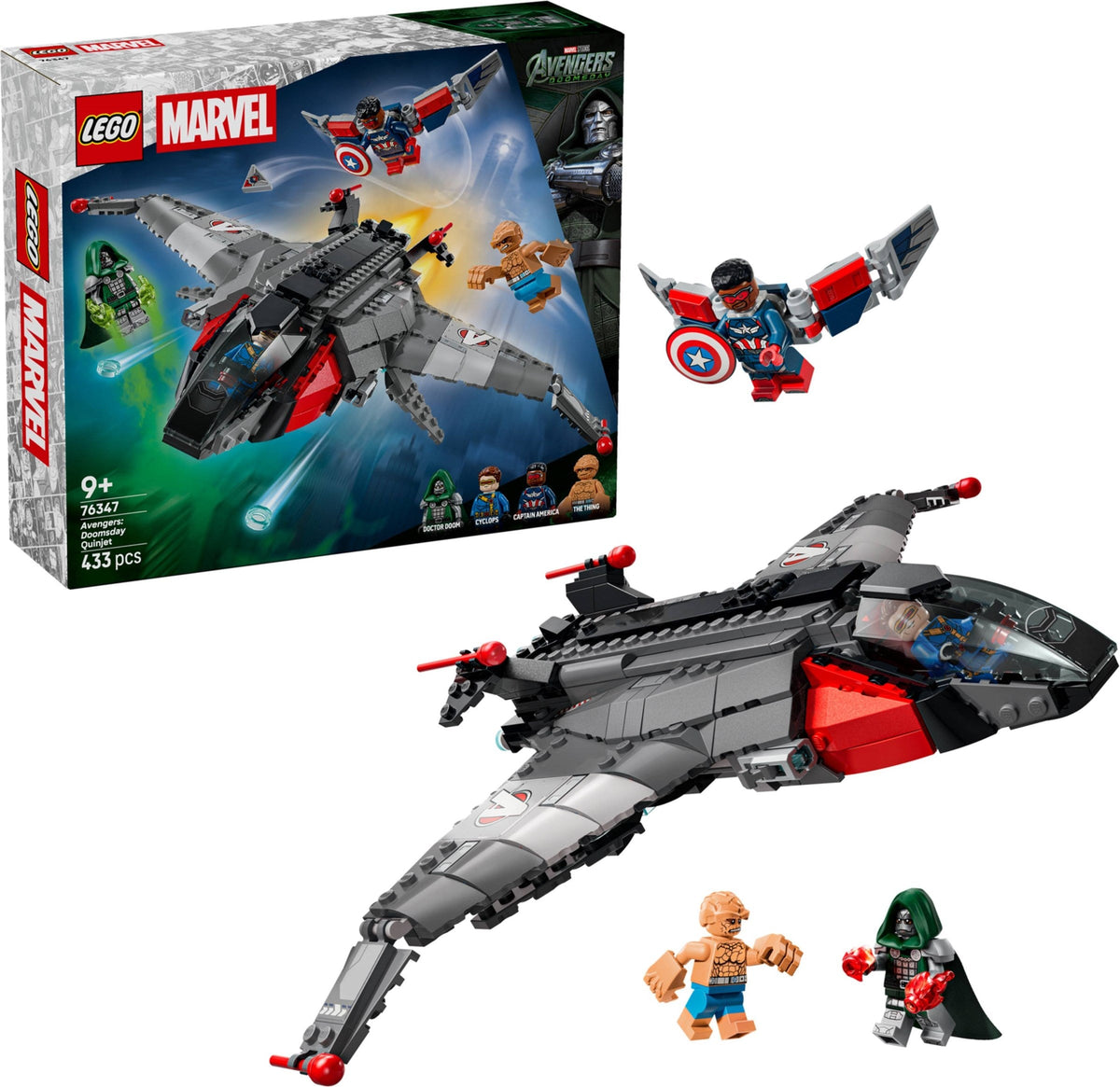 76347 Avengers: Doomsday Quinjet product image 1, provided for visual reference and product detail review