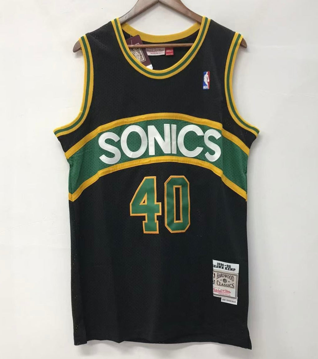 Shawn Kemp Seattle SuperSonics Official NBA Mitchell & Ness product image 2