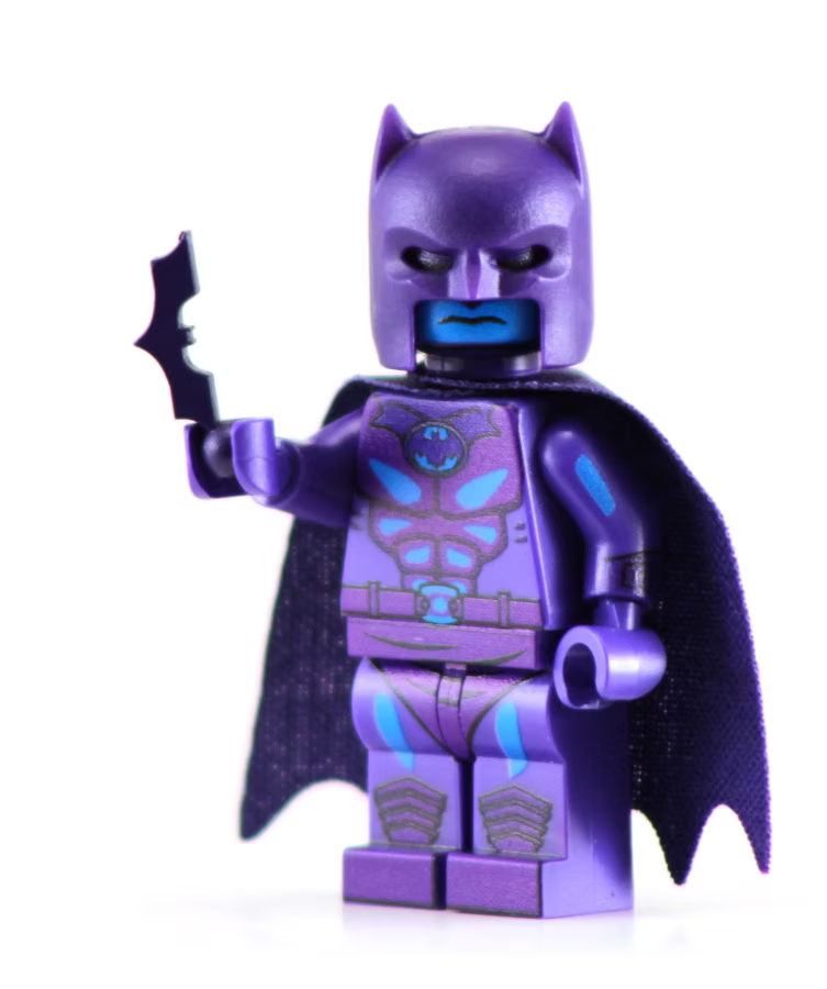 Batman NES Custom Minifig Big Kid Brix product image 1, provided for visual reference and product detail review
