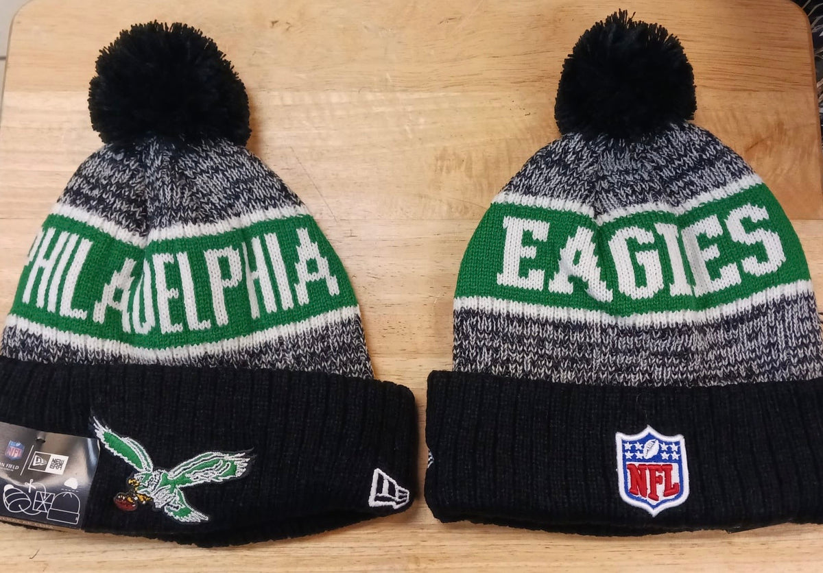 Philadelphia Eagles retro logo NFL New Era winter knit Hat product image 1