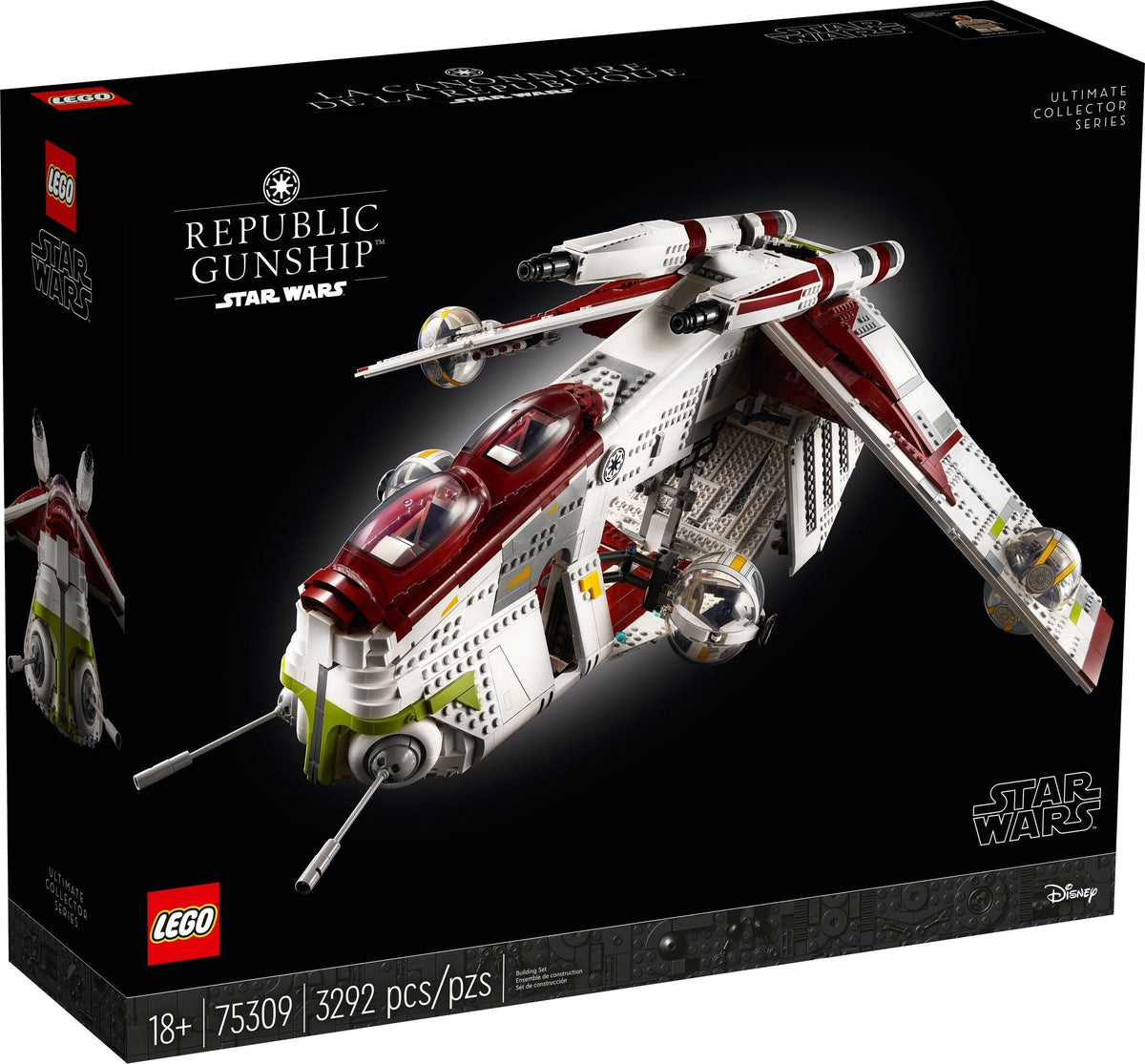 75309 LEGO Star Wars: UCS Republic Gunship (Retired) (New Sealed) product image 3, provided for visual reference and product