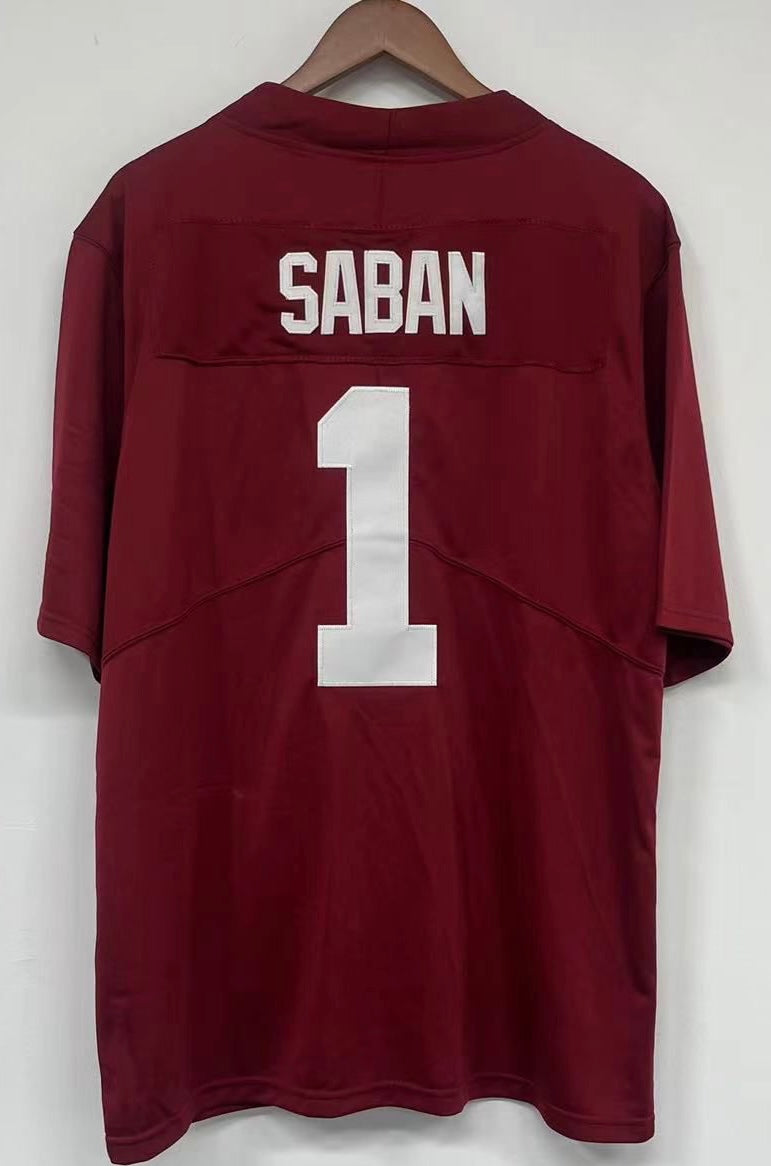 Nick Saban Alabama Crimson Tide Official NCAA Nike Jersey product image 3