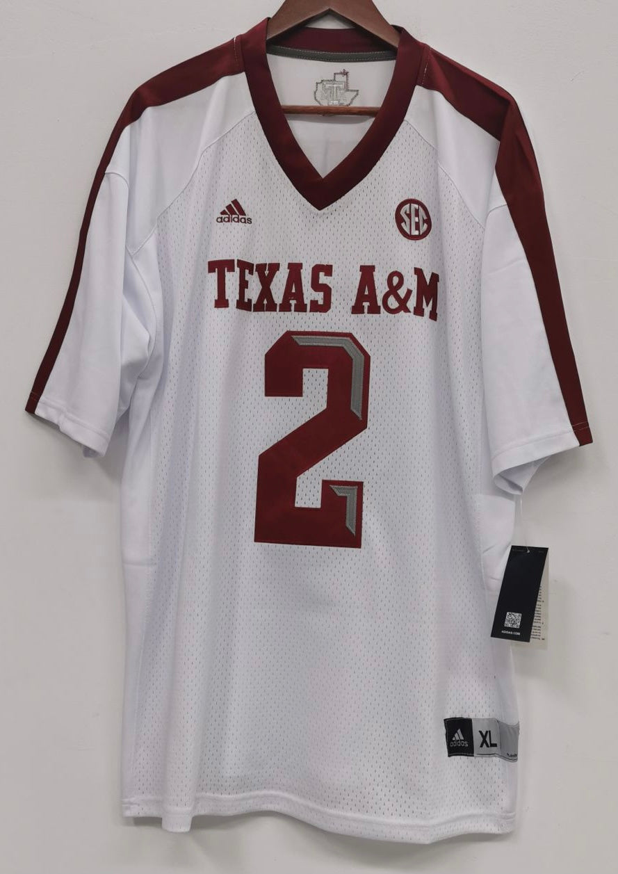 Johnny Manziel Texas A&M Official NCAA Adidas Jersey white product image 4