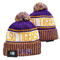 LSU Tigers NCAA New Era winter Hat with Pom product image 1