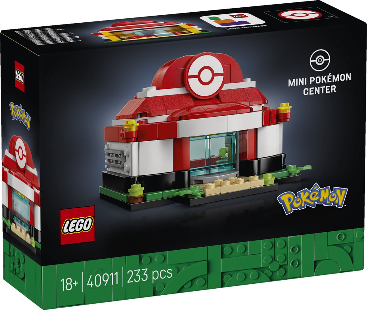 40911 Mini Pokémon Centre (Retired) (New Sealed) product image 1, provided for visual reference and product detail review