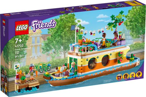 41702 Canal Houseboat (Retired) (New Sealed) product image 1, provided for visual reference and product detail review