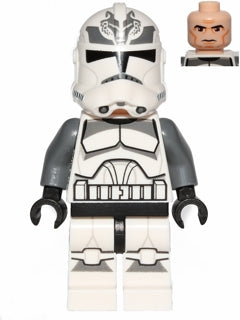 SW0537 Wolfpack Clone Trooper (Dark Bluish Gray Arms) product image 1, provided for visual reference and product detail