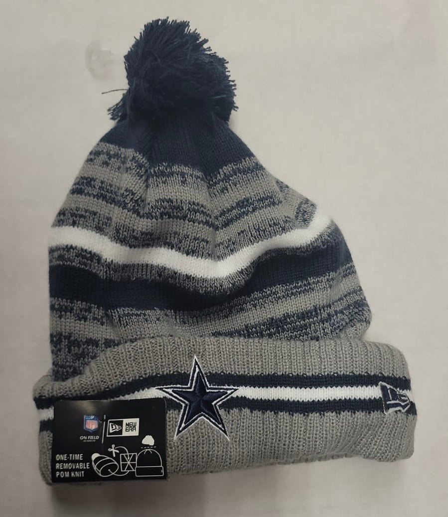 Dallas Cowboys NFL New Era winter knit Hat with Pom product image 1