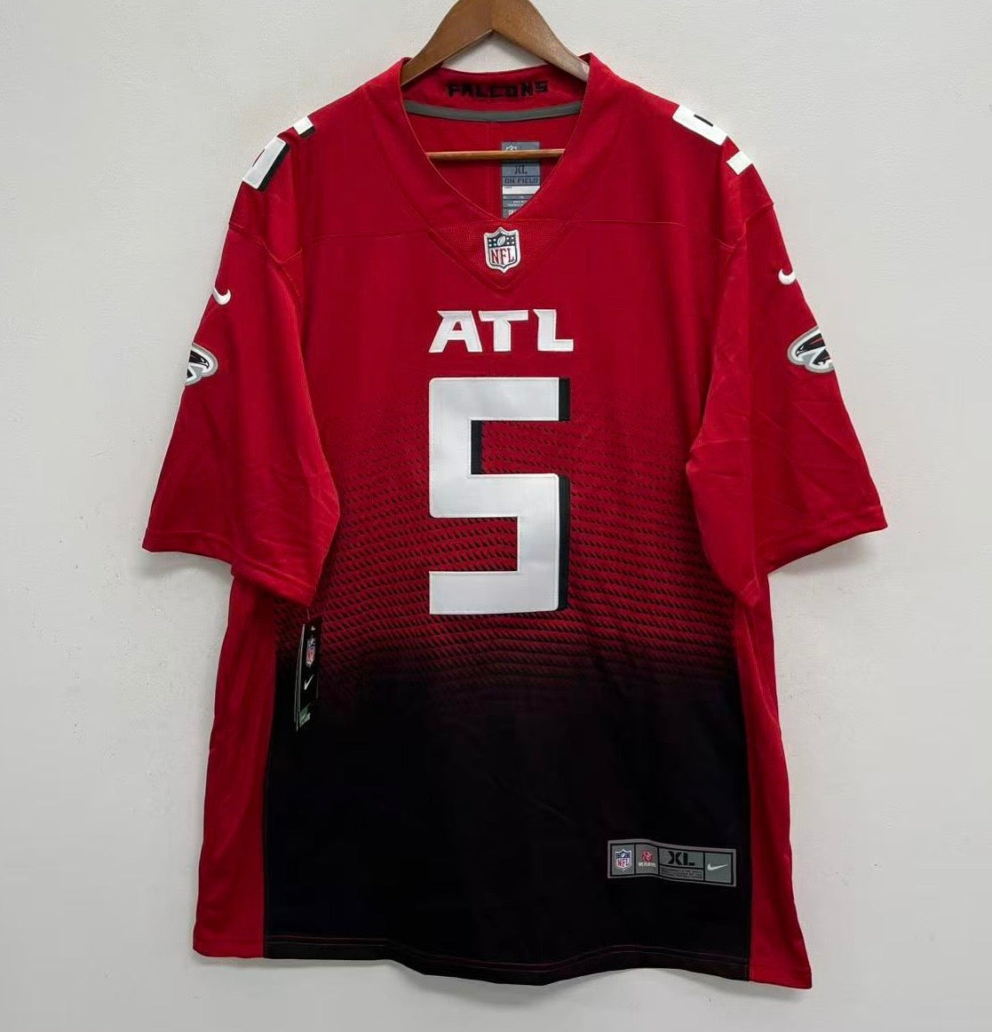 Drake London Atlanta Falcons Official NFL Nike Jersey red product image 2