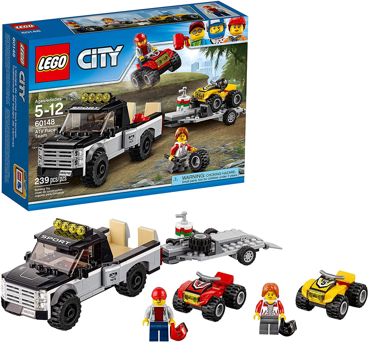 60148 ATV Race Team (Retired) (New Sealed) product image 1, provided for visual reference and product detail review