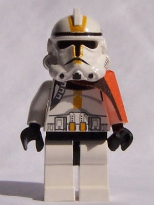 SW0128 Clone Trooper, 327th Star Corps (Phase 2) - Orange Cloth Pauldron product image 1, provided for visual reference and