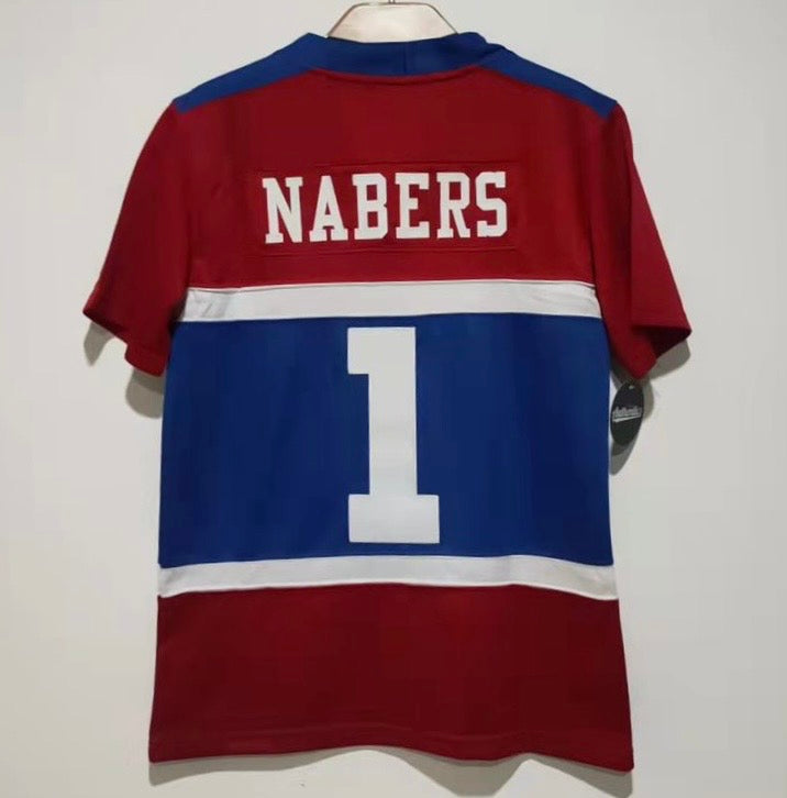 Malik Nabers YOUTH New York Giants Jersey 100 years patch