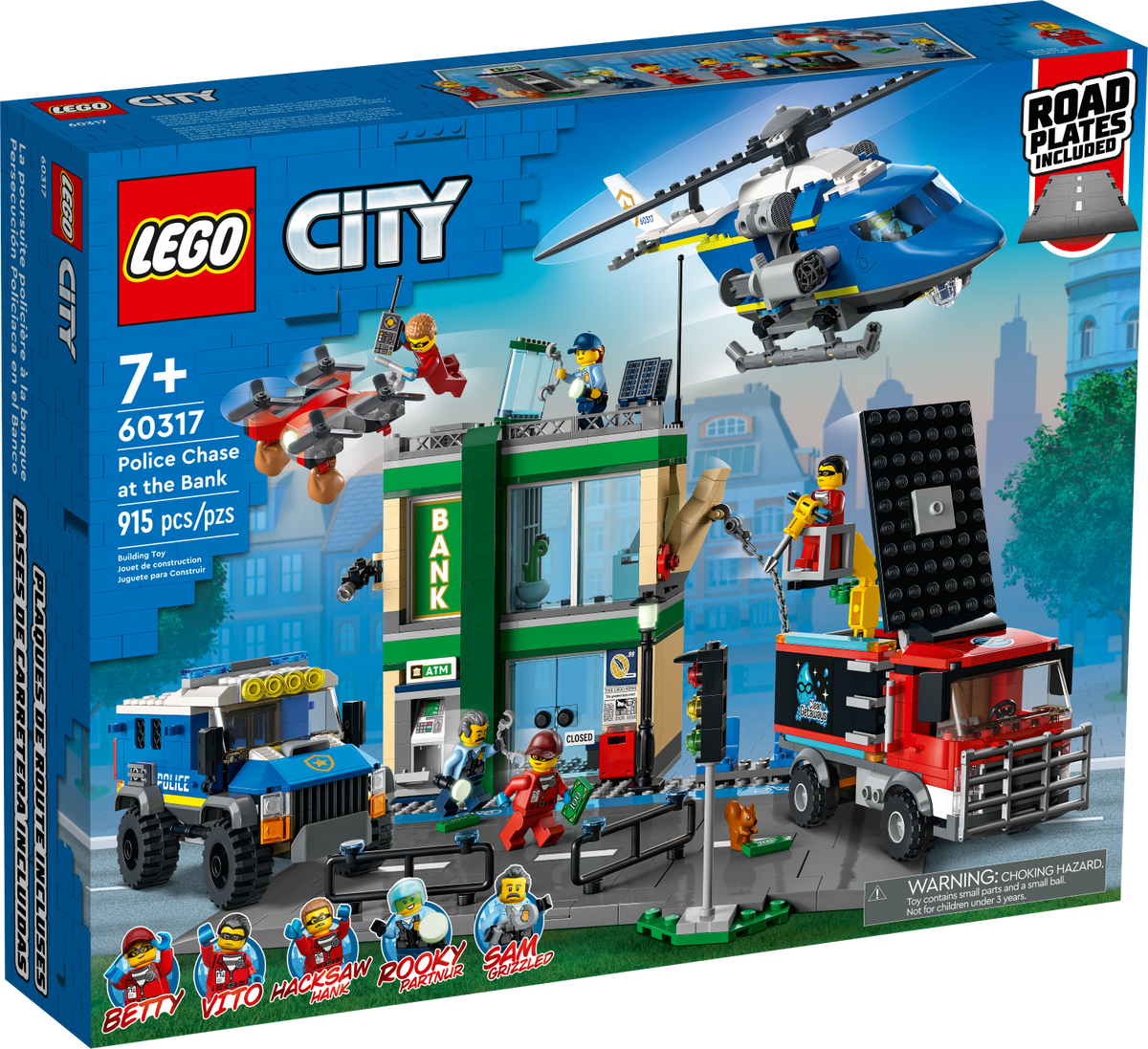 60317 Police Chase at the Bank product image 1, provided for visual reference and product detail review