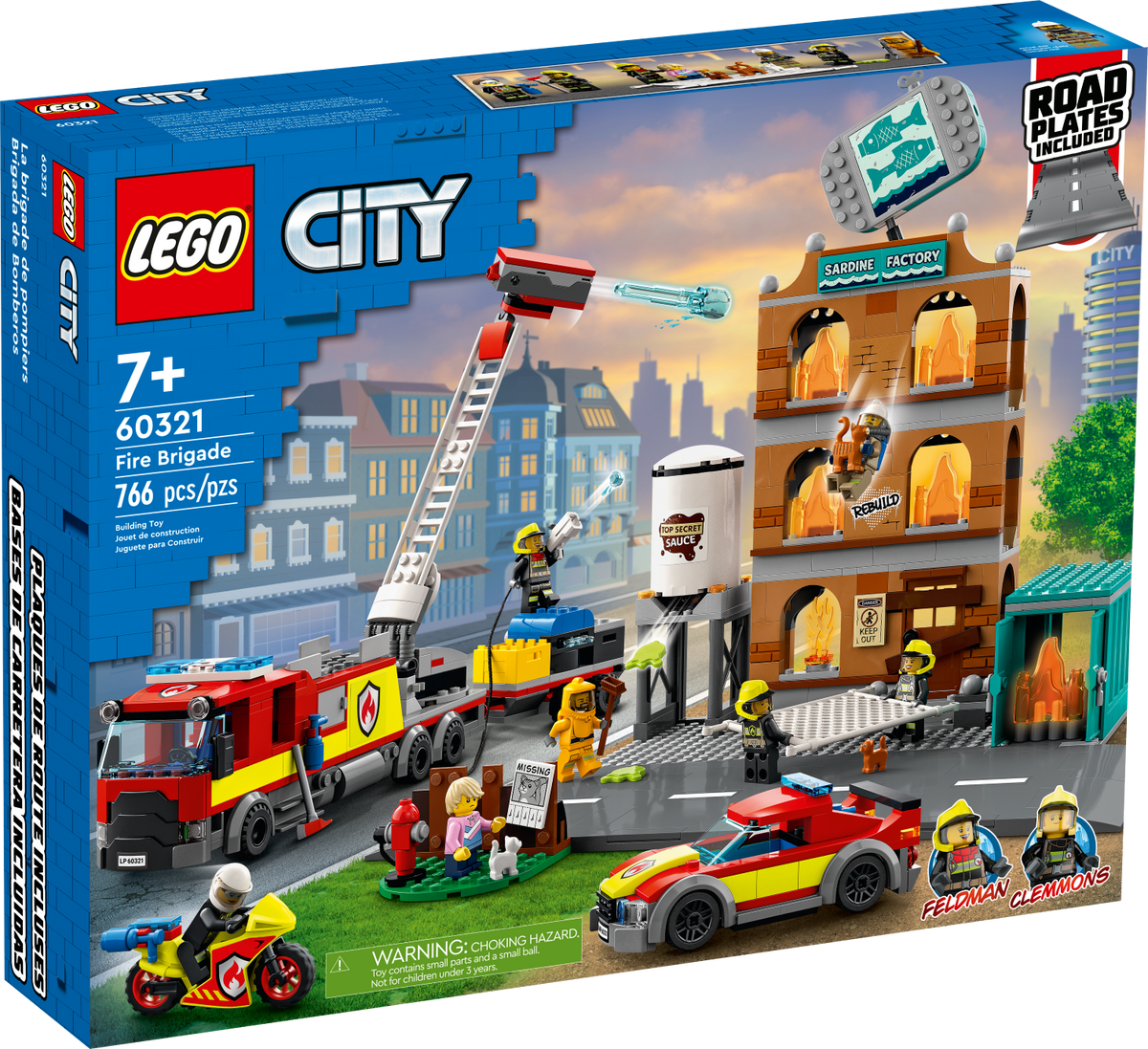 60321 Fire Brigade (Retired) (New Sealed) product image 1, provided for visual reference and product detail review