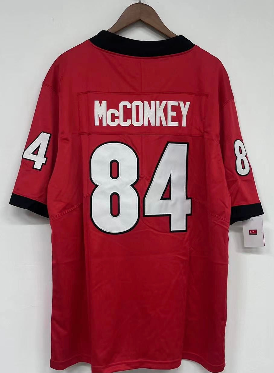 Ladd McConkey Georgia Bulldogs Official NCAA Jersey red product image 1