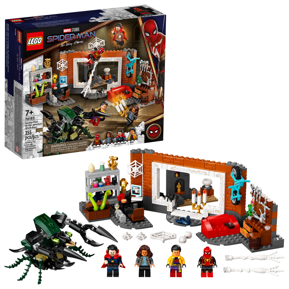 76185 Spider-Man at the Sanctum Workshop (Retired) (New Sealed) product image 1, provided for visual reference and product