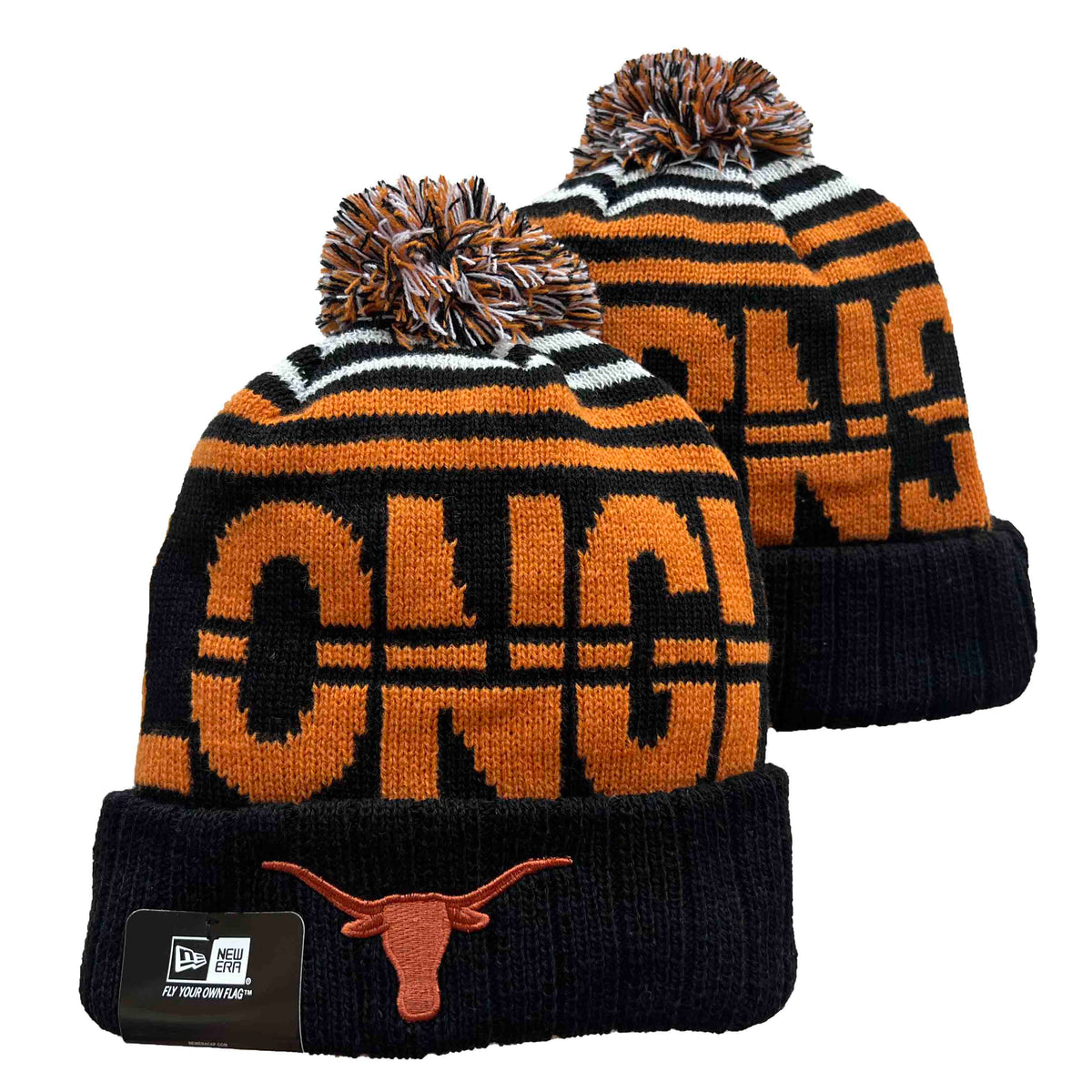 Texas Longhorns NCAA New Era winter Hat with Pom product image 1