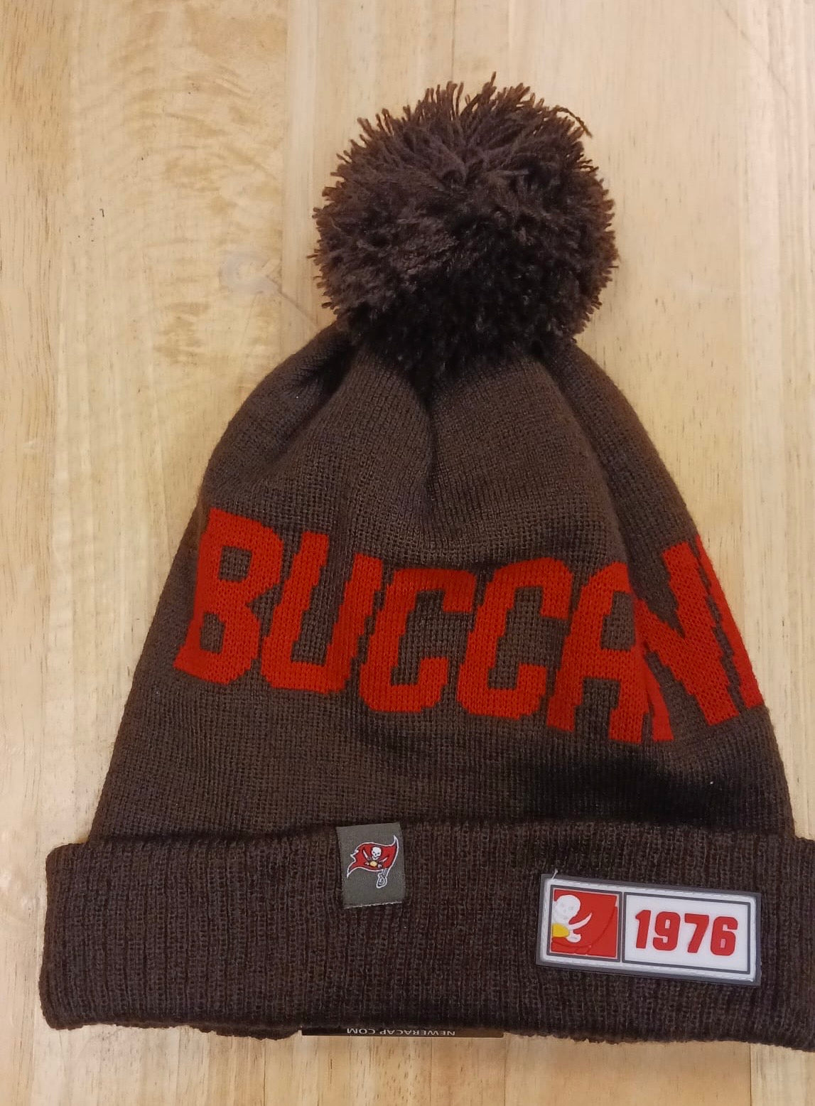 Tampa Bay Buccaneers NFL New Era winter knit Hat with Pom product image 1
