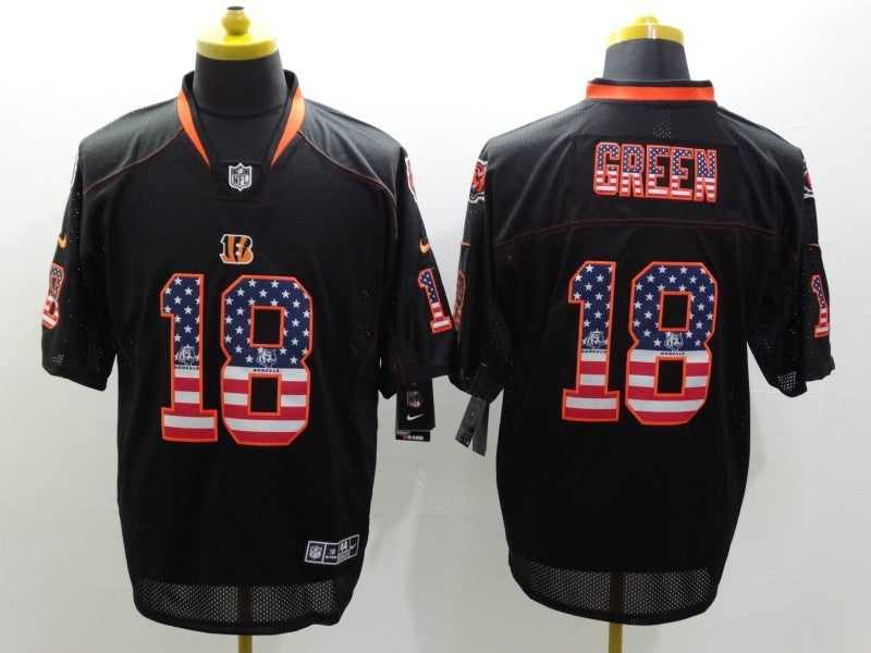 AJ Green Cincinnati Bengals Stars And Stripes NFL Jersey