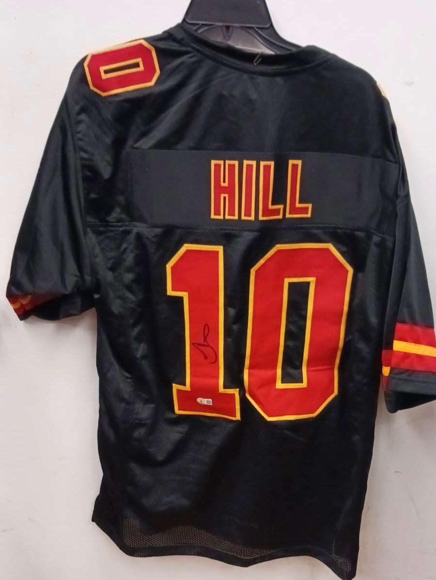 Tyreek Hill autographed jersey Kansas City Chiefs Beckett product image 1