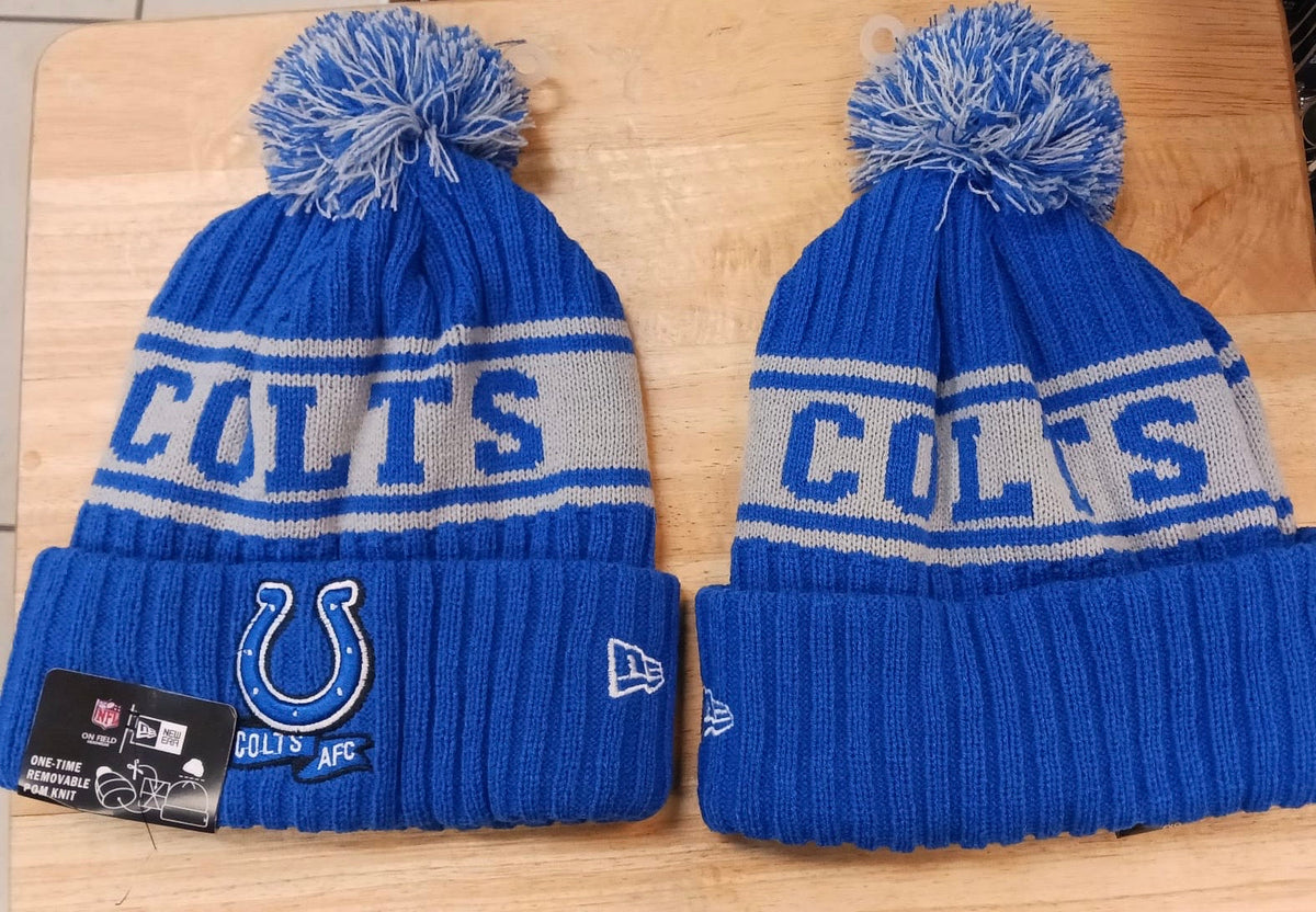 Indianapolis Colts NFL New Era winter knit Hat with Pom product image 1
