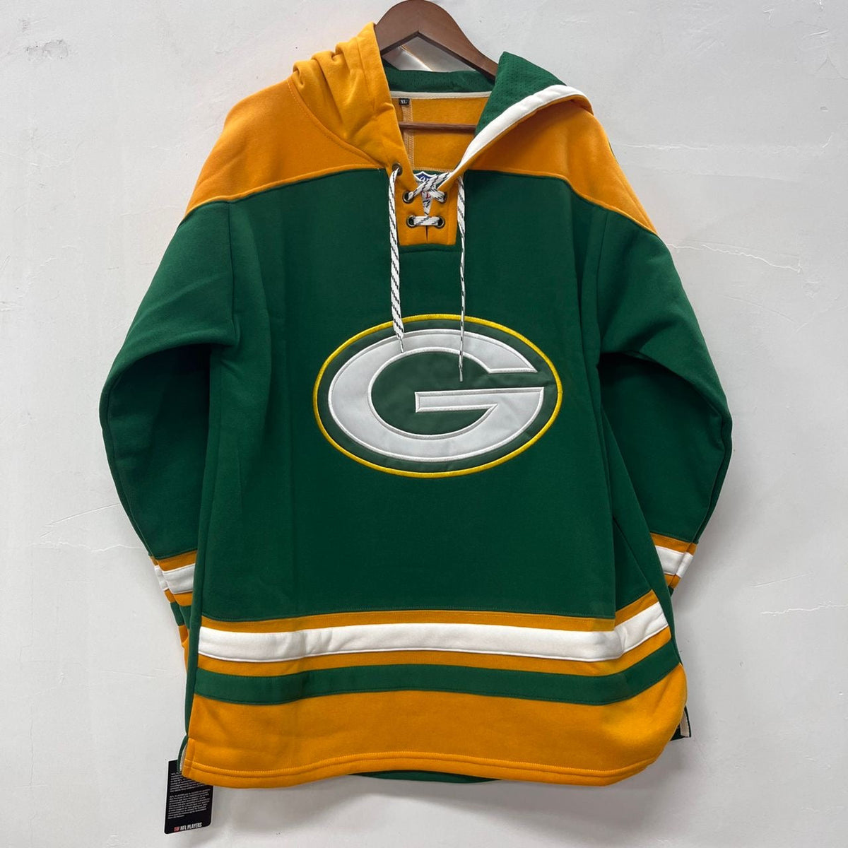 Green Bay Packers Official NFL Hockey style hoodie product image 1