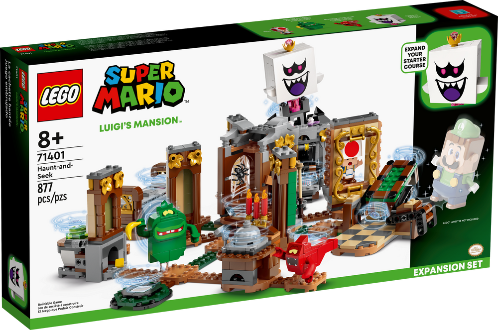 71401 Luigi's Mansion Haunt-and-Seek Expansion Set (Retired) (Certified Complete)