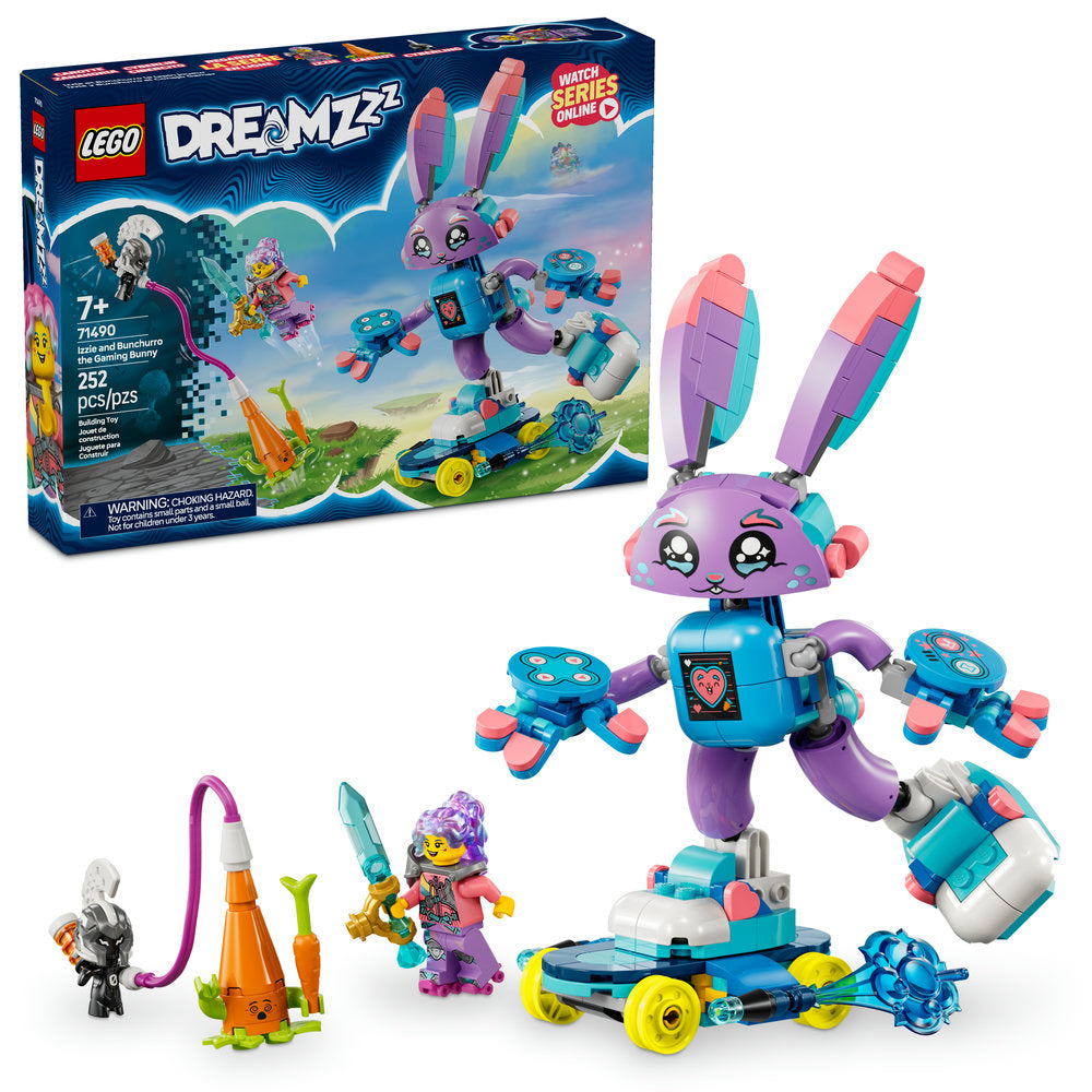 71490 Izzie and Bunchurro the Gaming Bunny (Retired) LEGO Dreamzzz product image 2, provided for visual reference and