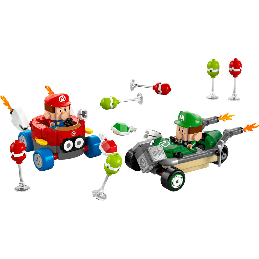 72034 Mario Kart - Baby Mario vs. Baby Luigi (Retired) LEGO Super Mario product image 3, provided for visual reference and