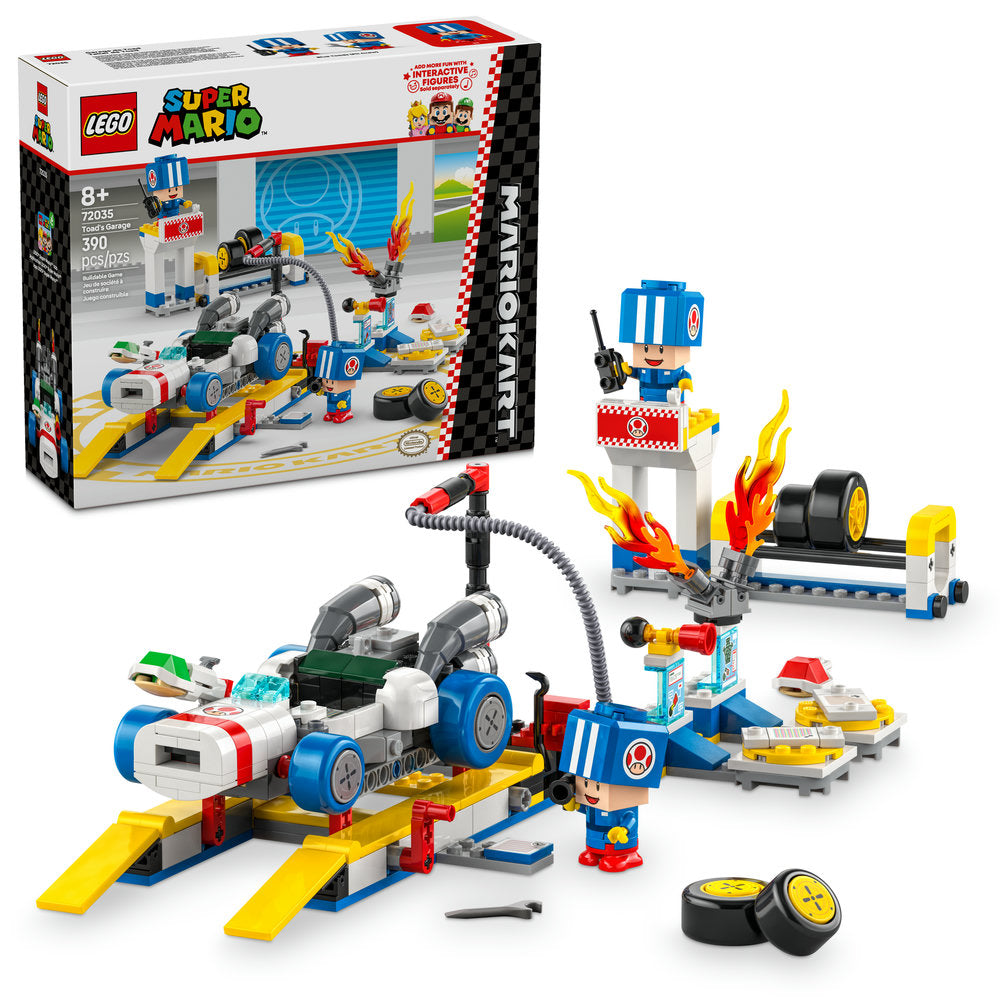 72035 Mario Kart - Toad's Garage (Retired) LEGO Super Mario product image 2, provided for visual reference and product